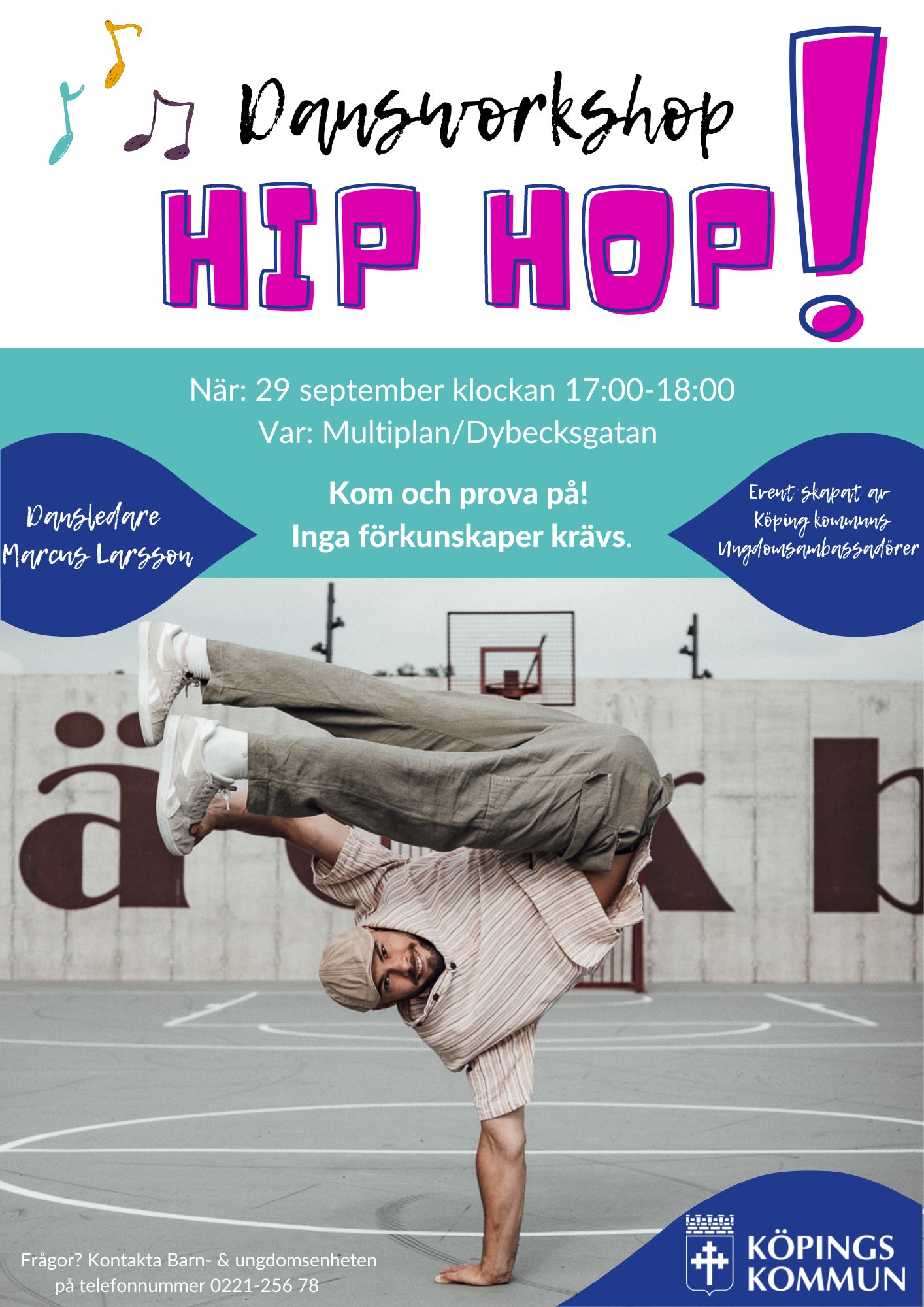 Hiphop Dansworkshop hiphop | Köpings Bostads AB